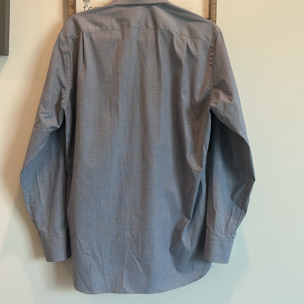 J Crew Ludlow Shirt Long Sleeves Like New Slim Fit White & Blue 15 1/2” Neck - Picture 5 of 9